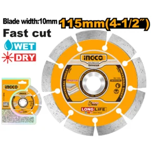 Disco Diamantado Segmentado 4"-1/2X22,2Mm Ingco