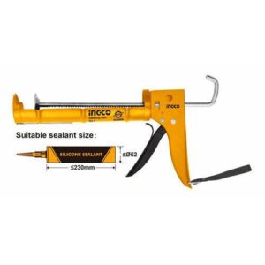 Pistola Calafateo 9" 235Mm Cremallera Ingco