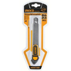 Cuchilla Snap Off 18X100Mm Aluminio C/6 Cuchillas Ingco