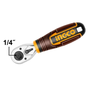Ratchet 1/4 - 3/8 72T Crv L=140Mm Ingco