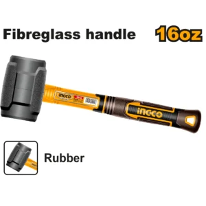 Mazo De Caucho 16Oz/450Gr M/Fibra Vidrio Ingco