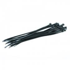 Amarre Plastico 8" Negro Paquete