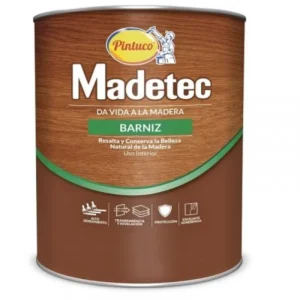 Barniz Brillante Interior 1/4 Madetec (Pintuco) Sd-1